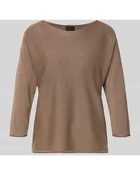 S.oliver - Relaxed Fit Gebreide Pullover Van Viscosemix Met Glittergaren - Lyst