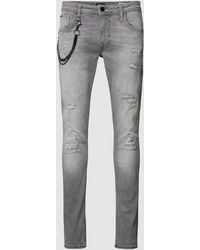 Antony Morato - Tapered Fit Jeans mit Ketten-Detail - Lyst