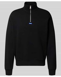 HUGO - Regular Fit Sweatshirt aus reiner Baumwolle Modell 'NEELER' - Lyst