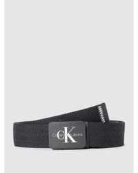 Calvin Klein Gürtel mit Logo-Schließe - Schwarz