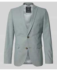 S.oliver - Slim Fit Colbert Met Viscose - Lyst