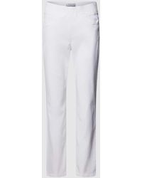 RAPHAELA by BRAX - Slim Fit Jeans mit elastischem Bund Modell 'Pamina Fun' - Lyst