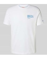 Mc2 Saint Barth - T-Shirt mit rückseitigem Motiv-Print und Rundhalsausschnitt - Lyst