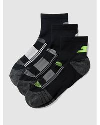 Skechers Socken mit Kontraststreifen - Schwarz