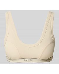 Calvin Klein - BH mit elastischem Logo-Bund und breiten Trägern - Lyst