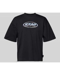 Karlkani - T-Shirt Mit Label-Print - Lyst