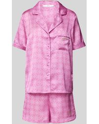 Guess - Pyjama Met All-over Labelprint - Lyst
