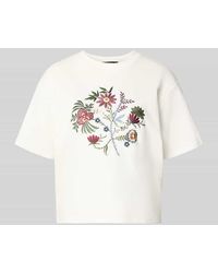 Weekend by Maxmara - Regular Fit T-Shirt aus reiner Baumwolle Modell 'SABATO' - Lyst