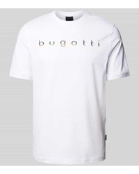 Bugatti - T-Shirt mit Logo-Print - Lyst