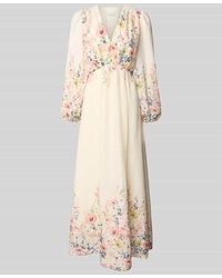 Neo Noir - Maxikleid mit V-Ausschnitt Modell 'SILFI' - Lyst