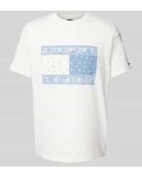 Tommy Hilfiger - Regular Fit T-shirt Van Puur Katoen Met Labelprint - Lyst