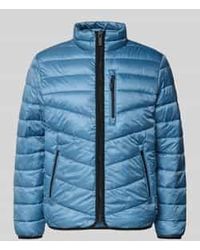 Tom Tailor - Regular Fit Gewatteerd Jack Met Opstaande Kraag - Lyst