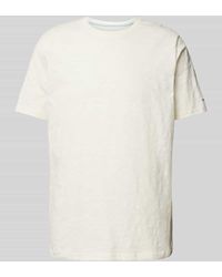 Fynch-Hatton - T-Shirt mit Logo-Stitching - Lyst