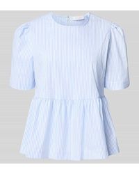 Rich & Royal - Bluse mit Rundhalsausschnitt und Knopfverschluss - Lyst