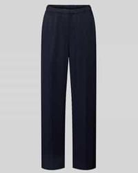 GANT - Straight Fit Stoffen Broek Van Pure Viscose Met Persplooien - Lyst