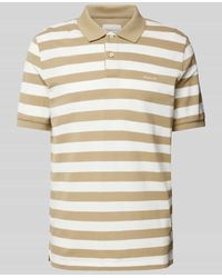 GANT - Poloshirt mit Label-Stitching Modell 'STRIPE' - Lyst