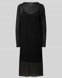 Freequent - Mini-Jurk Met Ronde Hals, Model 'Edelyn' - Lyst