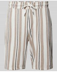 Lindbergh - Relaxed Fit Shorts mit Strukturmuster Modell 'terry' - Lyst