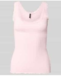 Vero Moda - Slim Fit Tanktop Van Mix Van Biologisch Katoen Model 'Nana' - Lyst