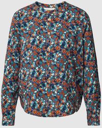 Tom Tailor - Hemdbluse aus Viskose mit Allover-Muster - Lyst