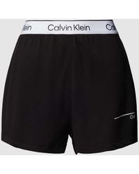 Calvin Klein - Relaxed Fit Pyjama-Shorts mit Label-Print Modell 'CK META LEGACY' - Lyst