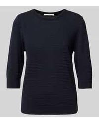 Lanius - Gebreide Pullover Met 3/4-mouwen - Lyst