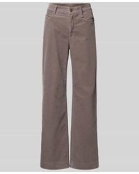 M·a·c - Cordhose mit weitem Bein und Eingrifftaschen - Lyst