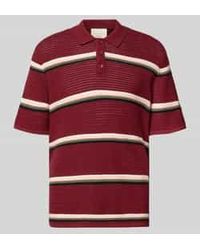 Jack & Jones - Regular Fit Poloshirt Met Streepmotief Model 'Maine' - Lyst