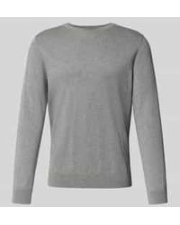 SELECTED - Regular Fit Gebreide Pullover Van Puur Katoen, Model 'Berg' - Lyst