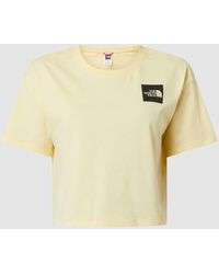 The North Face - Cropped T-Shirt mit Logo-Print - Lyst