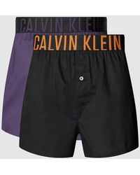 Calvin Klein - Boxershorts mit elastischem Logo-Bund im 2er-Pack - Lyst