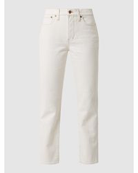 Madewell Cropped Jeans mit Stretch-Anteil - Weiß