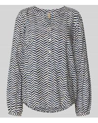 Soya Concept - Relaxed Fit Tunikabluse aus reiner Viskose Modell 'Selia' - Lyst
