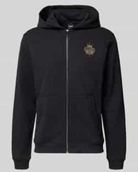 BOSS - Regular Fit Sweatjack Van Puur Katoen, Model 'Zixi_Cny' - Lyst