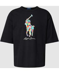 Polo Ralph Lauren - T-Shirt mit Logo- und Label-Print - Lyst