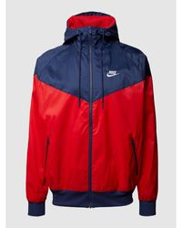 Nike Jacke mit Kapuze - Rot