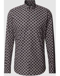 Karl Lagerfeld - Business-Hemd mit Allover-Muster - Lyst