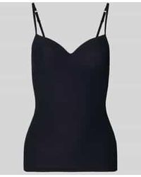 Hanro - 2-In-1-Bh-Top Met Gewatteerde, Voorgevormde Cups Model 'Allure' - Lyst