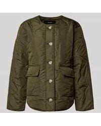 Vero Moda - Regular Fit Gewatteerd Jack Met Enkele Knoopsluiting, Model 'Millie' - Lyst