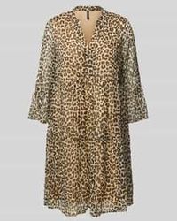 Vero Moda - Getailleerde Mini-jurk Met Semi-transparante Mouwen - Lyst