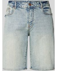 Armani Exchange - Korte Regular Fit Jeans - Lyst