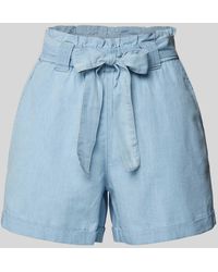 ONLY - Loose Fit High Waist Shorts mit Bindegürtel Modell 'BEA SMILLA' - Lyst