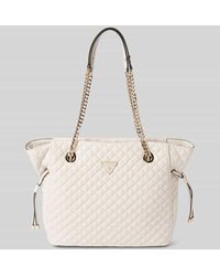 Guess - Tote Bag Mit Steppnähten Modell 'Eco Rianee' - Lyst