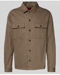 HUGO - Oversized Overhemd Van Puur Katoen, Model 'Epoldo' - Lyst