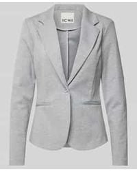 Ichi - Slim Fit Blazer Met Paspelzakken, Model 'Kate' - Lyst