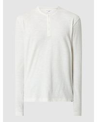 Marc O'Polo DENIM - Regular Fit Serafino-Shirt aus Baumwolle - Lyst