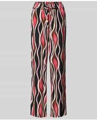 Soya Concept - Straight Fit Stoffen Broek Van Pure Viscose Model 'Cammi' - Lyst