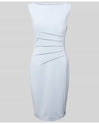Calvin Klein - Knielanges Kleid Mit U-Boot-Ausschnitt Modell 'Scuba' - Lyst