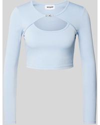 Sixth June - Crop Top mit Cut Out - Lyst