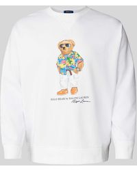 Ralph Lauren - PLUS SIZE Sweatshirt mit Label-Print - Lyst